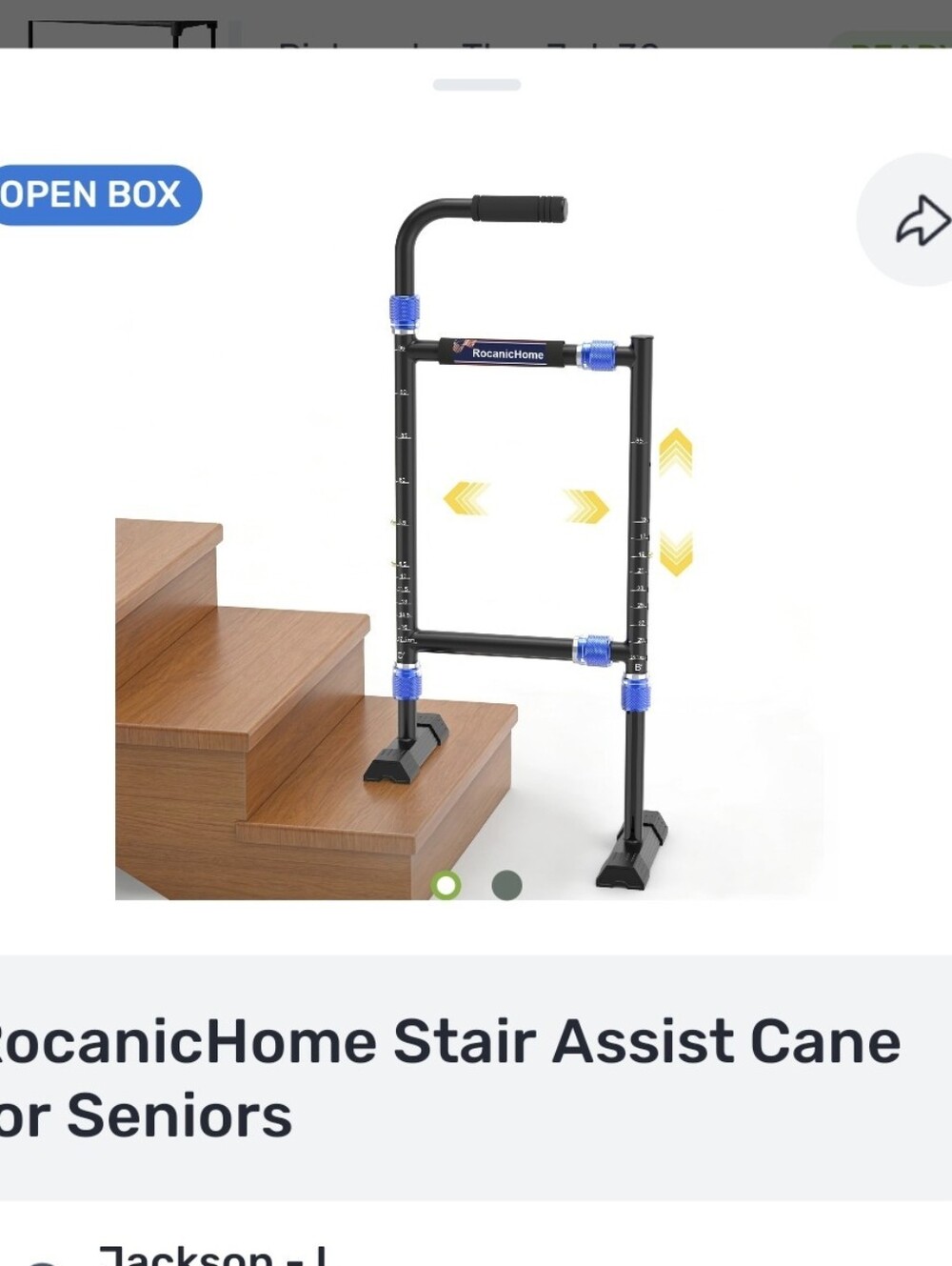 Adjustable Stair Assist Cane -